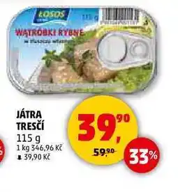 Penny Market JÁTRA TRESČÍ, 115 g nabídka