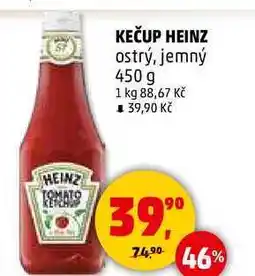 Penny Market KEČUP HEINZ ostrý, jemný, 450 g nabídka