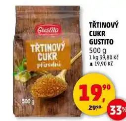 Penny Market TŘTINOVÝ CUKR GUSTITO, 500 g nabídka