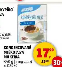 Penny Market KONDENZOVANÉ MLÉKO 7,5% MILKERIA, 340 g nabídka