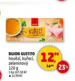 Penny Market BUJON GUSTITO hovězí, kuřecí, zeleninový, 120 g nabídka