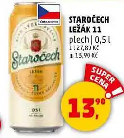 Penny Market STAROČECH LEŽÁK 11 plech, 0,5 l nabídka