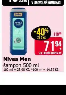Teta Nivea men šampon nabídka