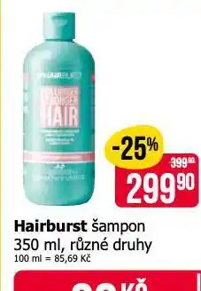 Teta Hairburst šampon nabídka
