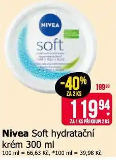 Teta Nivea soft hydratační krém nabídka