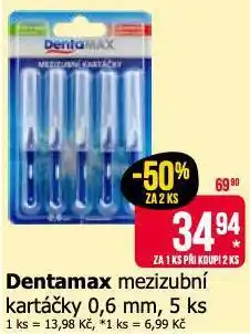 Teta Dentamax mezizubní kartáčky nabídka