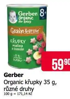 Teta Gerber organic křupky nabídka