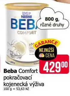 Teta Beba comfort pokračovací kojenecká výživa nabídka