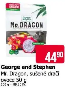 Teta George and stephen mr. dragon, sušené dračí ovoce nabídka