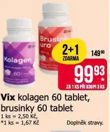 Teta Vix brusinky 60 tablet nabídka