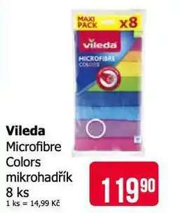 Teta Vileda microfibre colors mikrohadřík 8 ks nabídka