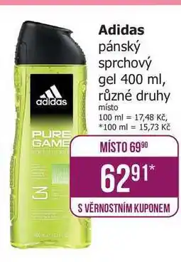Teta Adidas Sprchový gel 250ml nabídka