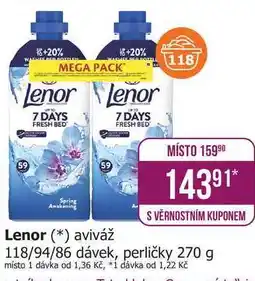 Teta Lenor Unstoppables Vonné Perličky 270g, vybrané druhy nabídka