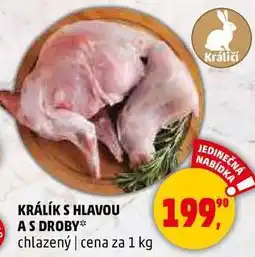Penny Market KRÁLÍK S HLAVOU A S DROBY chlazený, 1 kg nabídka