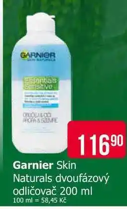 Teta Garnier Skin Naturals dvoufázový odličovač 200 ml nabídka