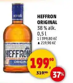 Penny Market HEFFRON ORIGINAL 38% alk., 0,5 l nabídka