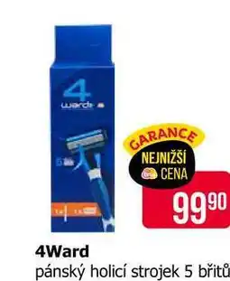 Teta 4Ward pánský holicí strojek 5 břitů nabídka
