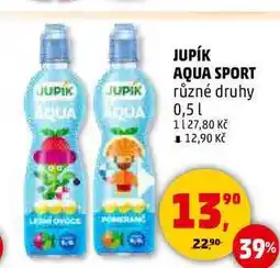 Penny Market JUPÍK AQUA SPORT různé druhy, 0,5 l nabídka
