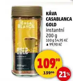 Penny Market KÁVA CASABLANCA GOLD instantní, 200 g nabídka