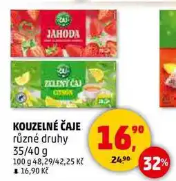 Penny Market KOUZELNÉ ČAJE různé druhy, 35/40 g nabídka
