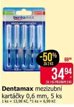 Teta Dentamax mezizubní kartáčky 0,6 mm, 5 ks nabídka
