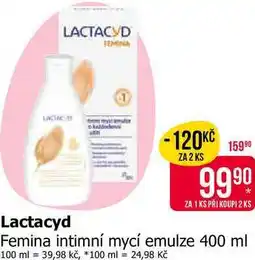 Teta Lactacyd Femina intimní mycí emulze 400 ml nabídka