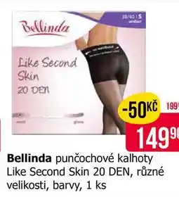 Teta Bellinda punčochové kalhoty Like Second Skin 20 DEN, různé velikosti, barvy, 1 ks nabídka