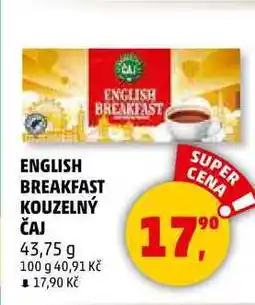 Penny Market ENGLISH BREAKFAST KOUZELNÝ ČAJ, 43,75 g nabídka