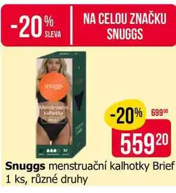 Teta Snuggs menstruační kalhotky Brief 1 ks, různé druhy nabídka