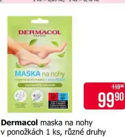 Teta Dermacol maska na nohy v ponožkách 1 ks, různé druhy nabídka