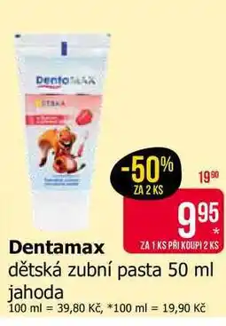 Teta Dentamax dětská zubní pasta 50 ml nabídka
