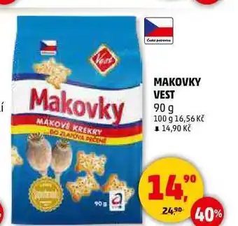 Penny Market MAKOVKY VEST, 90 g nabídka