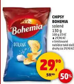 Penny Market CHIPSY BOHEMIA solené, 130 g nabídka