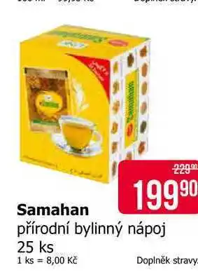 Teta Samahan přírodní bylinný nápoj 25 ks nabídka