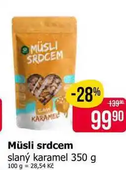 Teta Müsli srdcem slaný karamel 350 g nabídka