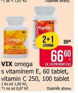 Teta VIX omega s vitamínem E, 60 tablet nabídka