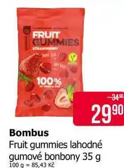 Teta Bombus Fruit gummies lahodné gumové bonbony 35 g nabídka