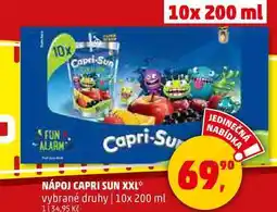 Penny Market NÁPOJ CAPRI SUN XXL vybrané druhy, 10x 200 ml nabídka