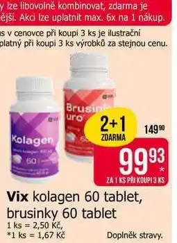 Teta Vix kolagen 60 tablet, brusinky nabídka