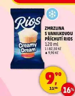 Penny Market ZMRZLINA S VANILKOVOU PŘÍCHUTÍ RIOS, 120 ml nabídka