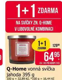 Teta Q-Home vonná svíčka jahoda 395 g nabídka
