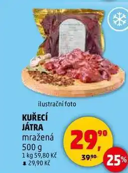 Penny Market KUŘECÍ JÁTRA mražená, 500 g nabídka