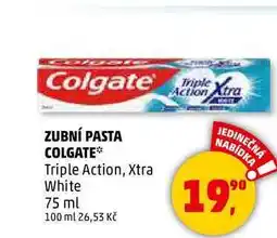 Penny Market ZUBNÍ PASTA COLGATE Triple Action, Xtra White, 75 ml nabídka