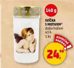 Penny Market SVÍČKA S MOTIVEM doba hoření 43 h, 1 ks nabídka