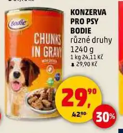 Penny Market KONZERVA PRO PSY BODIE různé druhy, 1240 g nabídka