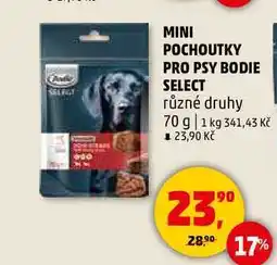 Penny Market MINI POCHOUTKY PRO PSY BODIE SELECT různé druhy, 70 g nabídka