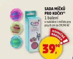 Penny Market SADA MÍČKŮ PRO KOČKY, 1 balení nabídka