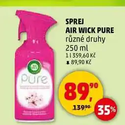 Penny Market SPREJ AIR WICK PURE různé druhy, 250 ml nabídka