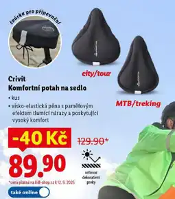 Lidl Crivit Komfortní potah na sedlo nabídka