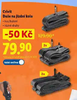 Lidl Crivit Duše na jízdní kolo nabídka
